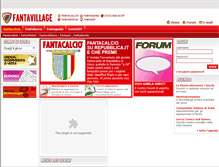 Tablet Screenshot of fantavillage.repubblica.it