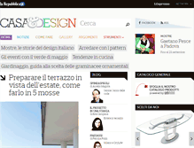 Tablet Screenshot of design.repubblica.it