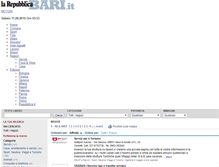 Tablet Screenshot of negozi.bari.repubblica.it