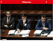 Tablet Screenshot of espresso.repubblica.it
