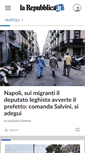 Mobile Screenshot of napoli.repubblica.it